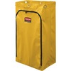 Rubbermaid Commercial 6173 Cleaning Cart 24-Gallon Replacement Bags - 24 gal Capacity - 6.50" Width x 9.10" Length - Zipper Closure - Yellow - Vinyl -