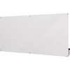 Ghent Harmony Dry Erase Board - 60" (5 ft) Width x 48" (4 ft) Height - Tempered Glass Surface - White Back - Rectangle - Horizontal/Vertical - Magneti