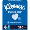 Kleenex Trusted Care Tissues - 2 Ply - 8.20" x 8.40" - White - 70 Per Box - 12 / Carton