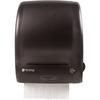 San Jamar Simplicity Essence Roll Towel Dispenser - Touchless Dispenser - 1 x Roll - 15.1" Height x 12.4" Width x 9.3" Depth - Black Pearl - Easy-to-l