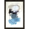 Lorell In The Middle II Framed Abstract Art - 27.50" x 39.50" Frame Size - 1 Each - Aqua