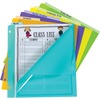 C-Line Bright Pocket Vertical Tab Index Dividers - 5 Write-on Tab(s) - 5 Tab(s)/Set - Letter - 8.50" Width x 11" Length - 3 Hole Punched - Green Polyp