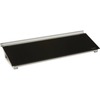 Quartet Glass Dry-Erase Desktop Computer Pad - 6" (0.5 ft) Width x 18" (1.5 ft) Height - Black Glass Surface - Rectangle - Horizontal - Desktop - 1 Ea