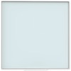 U Brands Frosted Glass Dry Erase Board - 35" (2.9 ft) Width x 35" (2.9 ft) Height - Frosted White Tempered Glass Surface - White Aluminum Frame - Squa
