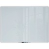 U Brands Frosted Glass Dry Erase Board - 35" (2.9 ft) Width x 47" (3.9 ft) Height - Frosted White Tempered Glass Surface - White Aluminum Frame - Rect