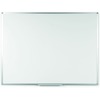 Bi-silque Ayda Steel Dry Erase Board - 24" (2 ft) Width x 18" (1.5 ft) Height - White Steel Surface - Aluminum Frame - Rectangle - Horizontal/Vertical