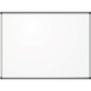 U Brands PINIT Frame Magnetic Dry Erase Board - 35" (2.9 ft) Width x 47" (3.9 ft) Height - White Painted Steel Surface - Silver Aluminum Frame - Recta