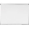 Bi-silque Ayda Porcelain Dry Erase Board - 48" (4 ft) Width x 36" (3 ft) Height - White Porcelain Surface - Aluminum Frame - Rectangle - Horizontal/Ve