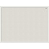 U Brands Linen Cork Linen Bulletin Board, 23" x 17" , White Wood Frame (3264U00-01) - 23" Height x 17" Width x 1" Depth - Tan Cork Surface - Self-heal