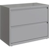 Lorell Fortress Series Lateral File - 36" x 18.6" x 28" - 2 x Drawer(s) for File - Letter, Legal, A4 - Hanging Rail, Magnetic Label Holder, Locking Dr