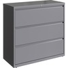 Lorell Fortress Series Lateral File - 42" x 18.6" x 40.3" - 3 x Drawer(s) for File - Letter, Legal, A4 - Lateral - Hanging Rail, Magnetic Label Holder