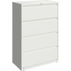 Lorell Fortress Series Lateral File - 36" x 18.6" x 52.5" - 4 x Drawer(s) for File - Letter, Legal, A4 - Hanging Rail, Magnetic Label Holder, Locking 