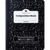 Sparco College Ruled Composition Notebook - 100 Pages - Sewn - Front Ruling Surface - 2.10" x 7.3" x 9.9" - Hard Cover, Label - 12 / Pack