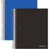 TOPS 5-Subject Wire-Bound Notebook - 5 Subject(s) - 200 Sheets - Wire Bound - Wide Ruled - 3 Hole(s) - 0.60" x 8.5" x 10.5" - Assorted Cover - Divider
