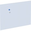 Lorell Adaptable Panel Dividers - 24" Width x 2" Height x 37" Depth - Aluminum, Acrylic - White - 1 Each