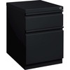 Lorell 20" Box/File Mobile Pedestal - 15" x 19.9" x 23.8" for Box, File - Letter - Mobility, Ball-bearing Suspension, Removable Lock, Pull-out Drawer,