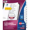 Avery&reg; Ready Index 12-tab Custom TOC Dividers - 72 x Divider(s) - 1-12, Table of Contents - 12 Tab(s)/Set - 8.5" Divider Width x 11" Divider Lengt