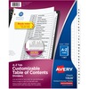 Avery&reg; A-Z Black & White Table of Contents Dividers - 26 x Divider(s) - A-Z, Table of Contents - 26 Tab(s)/Set - 8.5" Divider Width x 11" Divider 