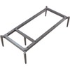 Lorell Contemporary ReceptionCollection Adjustable Metal Base - 47.9" x 22.9"9.8" - Material: Metal - Finish: Gray