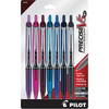 PRECISE V5 RT Premium Rolling Ball Pen - Extra Fine Pen Point - 0.5 mm Pen Point Size - Refillable - Retractable - Navy, Blue, Turquoise, Burgundy, Pi