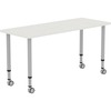 Lorell Attune Height-adjustable Multipurpose Rectangular Table - For - Table TopRectangle Top - Height Adjustable - 26.62" to 33.62" Adjustment x 60" 