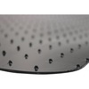 Advantagemat&reg; Black Vinyl Lipped Chair Mat for Carpets - 45" x 53" - Carpeted Floor - 53" Length x 45" Width x 0.090" Depth x 0.090" Thickness - L