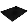 Advantagemat&reg; Black Vinyl Rectangular Chair Mat for Hard Floor - 48" x 60" - Hard Floor - 60" Length x 48" Width x 0.080" Depth x 0.080" Thickness