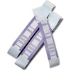 ICONEX Currency Straps - Total $2,000 - Color Coded, Sturdy, Adhesive - Kraft Paper - Violet - 1000 / Pack