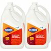 CloroxPro Disinfecting Bio Stain & Odor Remover Refill - 128 fl oz (4 quart) - 4 / Carton - Bleach-free, Deodorize - Translucent