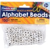 Pacon&reg; Alphabet Beads - Skill Learning: Alphabet - White, Black