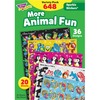 Trend Animal Fun Stickers Variety Pack - Animal, Fun Theme/Subject - Frog Fun, Proud Penguin, Deep Sea Dazzler, Flashy Fish, Beaming Bug Shape - Acid-