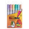Marvy DecoColor Glossy Oil Base Paint Markers - Broad Marker Point - Pale Violet, Cream Yellow, Pale Blue, Pastel Peach, Peppermint, Blush Pink Oil Ba