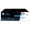 HP 201A Original Laser Toner Cartridge - Combo Pack - Black, Cyan, Magenta, Yellow - 4 / Carton - 1420 Pages Black, 1330 Pages Cyan, 1330 Pages Magent