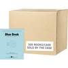 Roaring Spring Blue Examination Book - 8 Sheets - 16 Pages - Printed - Stapled - Both Side Ruling Surface - Red Margin - 15 lb Basis Weight - 56 g/m&#