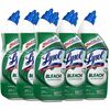 Lysol Bleach Toilet Bowl Cleaner - 24 fl oz (0.8 quart)Bottle - 9 / Carton - Disinfectant, Deodorize - Blue