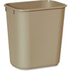 Rubbermaid Commercial 13 QT Standard Deskside Wastebaskets - 3.25 gal Capacity - Rectangular - Dent Resistant, Rust Resistant, Easy to Clean, Durable 