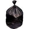 Genuine Joe Strong Economical Trash Bags - 56 gal Capacity - 43" Width x 48" Length - 0.87 mil (22 Micron) Thickness - Black - Resin - 150/Carton - Wa