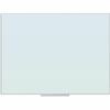 U Brands Floating Glass Dry Erase Board - 35" (2.9 ft) Width x 47" (3.9 ft) Height - Frosted White Tempered Glass Surface - Rectangle - Horizontal/Ver