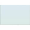 U Brands Floating Glass Dry Erase Board - 47" (3.9 ft) Width x 70" (5.8 ft) Height - Frosted White Tempered Glass Surface - Rectangle - Horizontal/Ver
