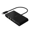Belkin USB-C Multiport Adapter, USB-C to HDMI - USB A 3.0 - VGA, up to 100W Power Delivery, up 4k Resolution - for Notebook - 100 W - USB Type C - 1 x