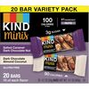 KIND Minis Dark Chocolate Nut Bars Variety - Trans Fat Free, Gluten-free, Low Glycemic, Low Sodium - Dark Chocolate Almond & Coconut, Salted Caramel &