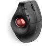 Kensington Pro Fit Ergo Vertical Wireless Trackball - Optical - Wireless - Bluetooth/Radio Frequency - 2.40 GHz - Black - 1 Pack - Scroll Wheel - 9 Bu