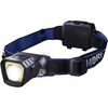 Police Security Removable Light Headlamp - 2 x LED - 4 x AAA - Battery - Black, Blue - 1 Each