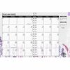 House of Doolittle Wild Flower Weekly/Monthly Planner - Julian Dates - Monthly, Weekly - 12 Month - January - December - 1 Week, 1 Month Double Page L