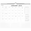 At-A-Glance Elevation Wall Calendar - Medium Size - Monthly - 12 Month - January 2024 - December 2024 - 1 Month Single Page Layout - 15" x 12" White S