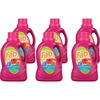 Fab Liquid Laundry Detergent - 60 fl oz (1.9 quart) - Wildflower Medley Scent - 6 / Carton - Phosphorous-free - Multi