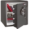 Sentry Safe Combination Fire/Water Safe - 1.23 ft³ - Dual Key, Combination, Digital Lock - 4 Live-locking Bolt(s) - Fire Resistant, Water Resistant, T