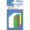 Sparco Durable Index Tabs - Write-on Tab(s) - 0.10" Tab Height x 1" Tab Width - Assorted Tab(s) - 40 / Pack