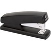 Business Source Half-strip Stapler - 20 Sheets Capacity - 105 Staple Capacity - Half Strip - 1 Each - Black