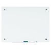 Bi-silque Magnetic Glass Dry Erase Board - 36" (3 ft) Width x 48" (4 ft) Height - White Glass Surface - Rectangle - Horizontal/Vertical - Magnetic - 1